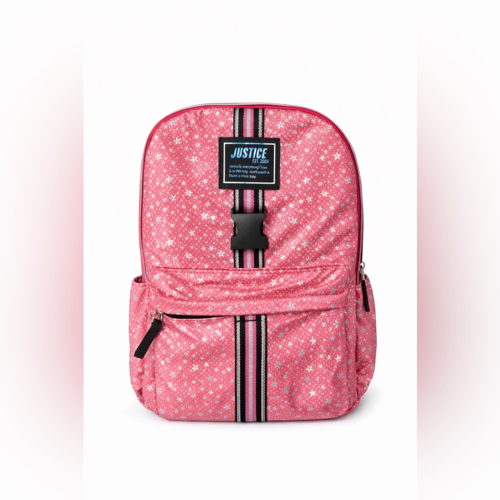 Justice 3 piece backpack set w/lunchbox and glitter pencil bag - Picture 3 of 7